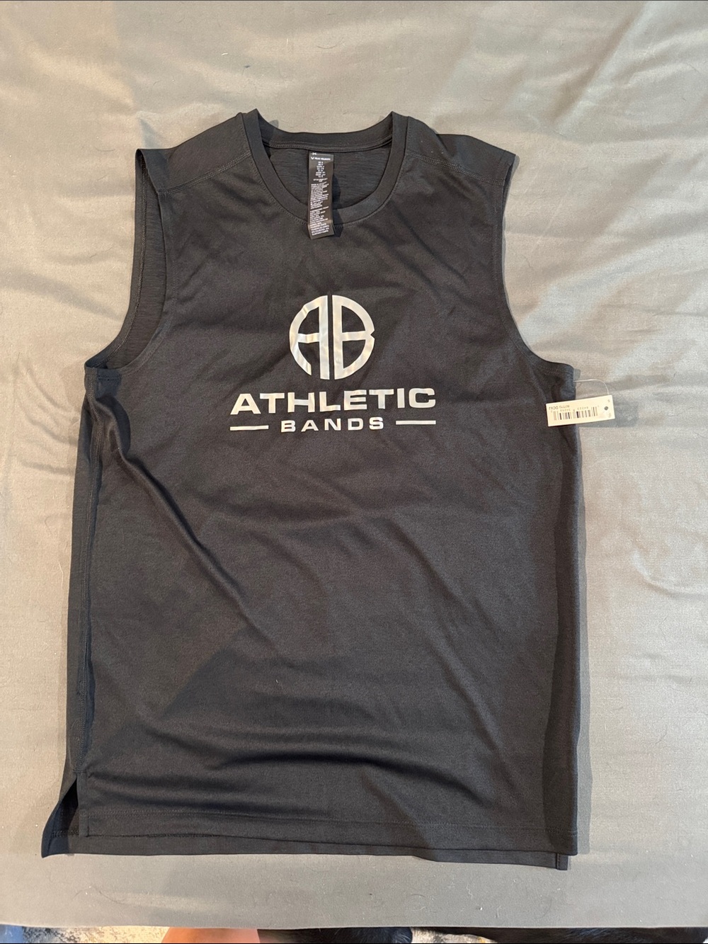 Men’s Black Sleeveless Training Shirt